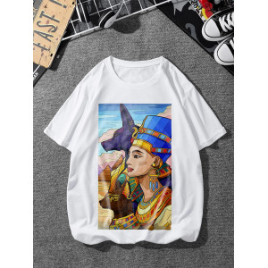Tricou Cleopatra cu pisici